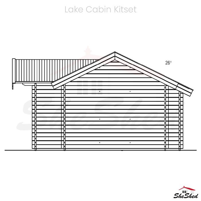 Kitset Cabin Side profile for sale NZ