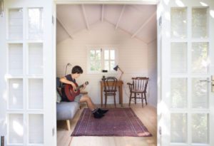 Music Studio in a kitset cabin NZ and AU