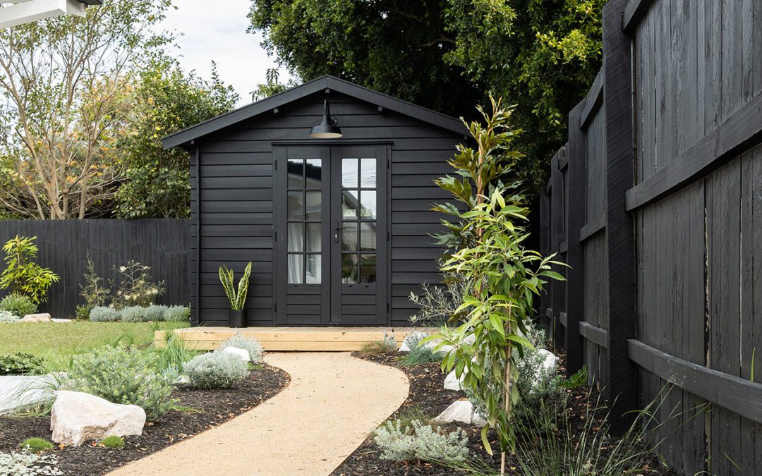 Painting Your She Shed Black, What You Need to Know Before You Pick up that Brush