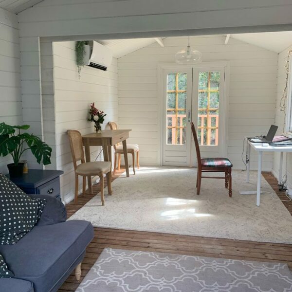 Study area in a tiny home